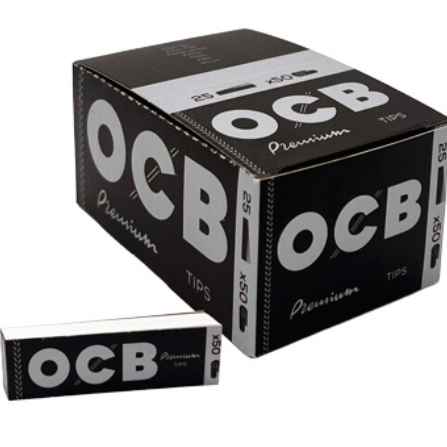 Tips OCB Negro 25 unid.